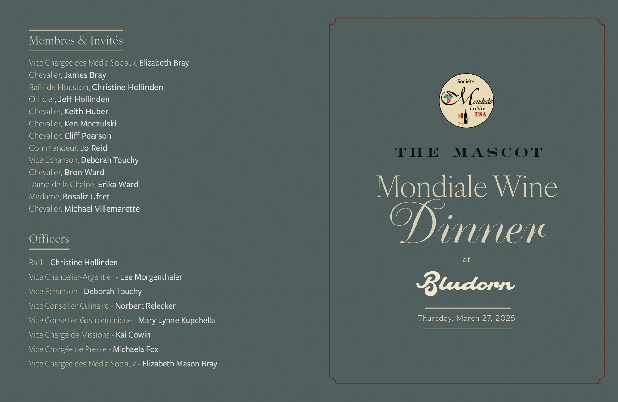 Mondiale Program 1