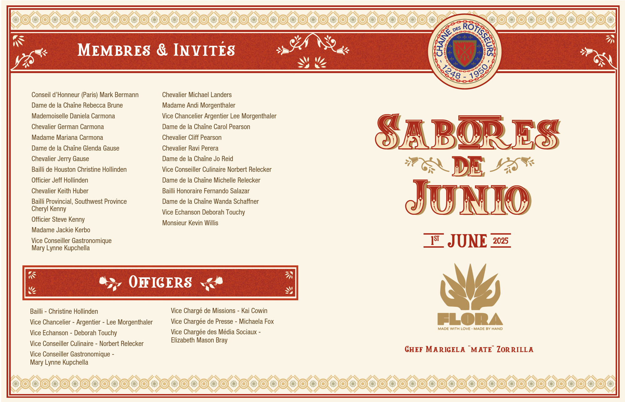 Sabores de Junio Program 1